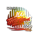 Sticker | 100 Thieves (Foil) | 2020 RMR