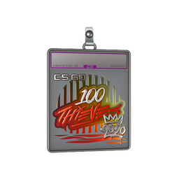 Sticker Slab | 100 Thieves (Foil) | 2020 RMR