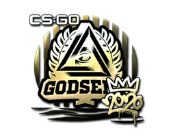Sticker | GODSENT (Gold) | 2020 RMR