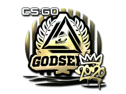 Sticker | GODSENT (Gold) | 2020 RMR