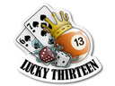 Sticker | Lucky 13