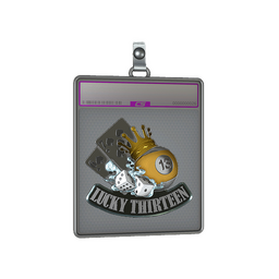 Sticker Slab | Lucky 13 (Foil)