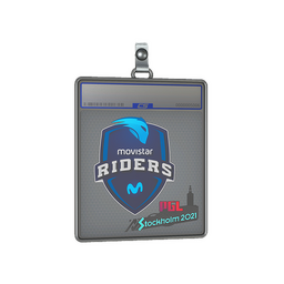 Sticker Slab | Movistar Riders | Stockholm 2021