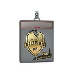 Sticker Slab | Movistar Riders (Gold) | Stockholm 2021