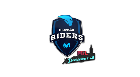 Sticker | Movistar Riders | Stockholm 2021