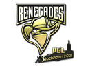 Sticker | Renegades (Gold) | Stockholm 2021