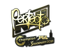 Sticker | Perfecto (Gold) | Stockholm 2021