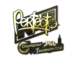 Sticker | Perfecto (Gold) | Stockholm 2021