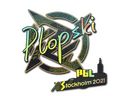 Sticker | Plopski (Holo) | Stockholm 2021