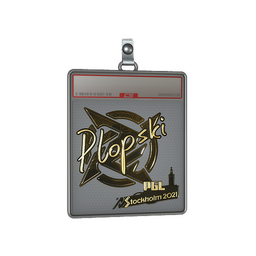 Sticker Slab | Plopski (Gold) | Stockholm 2021