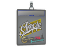 Sticker Slab | s1mple | Stockholm 2021