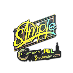 s1mple (голографическая) | Стокгольм-2021