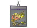 Sticker Slab | s1mple (Holo) | Stockholm 2021