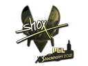 Sticker | shox (Gold) | Stockholm 2021