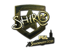 Sticker | sh1ro (Gold) | Stockholm 2021