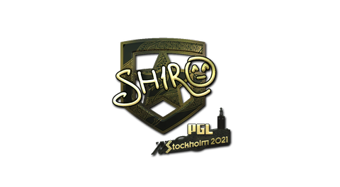 Sticker | sh1ro (Gold) | Stockholm 2021