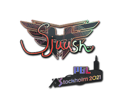Sticker | sjuush (Holo) | Stockholm 2021