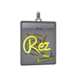 Sticker Slab | REZ (Holo) | Stockholm 2021