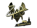 Sticker | ZywOo (Gold) | Stockholm 2021