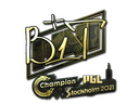 Sticker | b1t (Gold) | Stockholm 2021