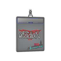 Sticker Slab | cadiaN | Stockholm 2021