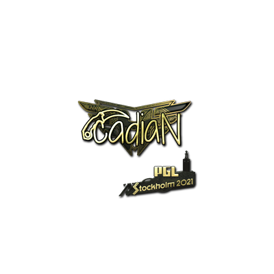Sticker | cadiaN (Gold) | Stockholm 2021