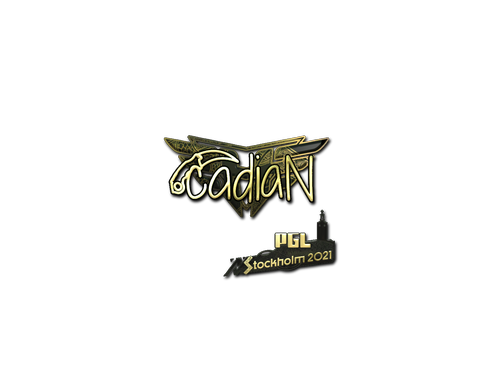 Sticker | cadiaN (Gold) | Stockholm 2021