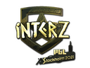 Sticker | interz (Gold) | Stockholm 2021
