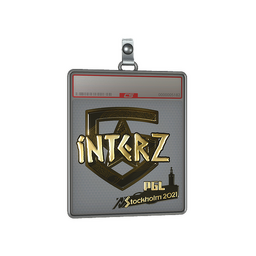 Sticker Slab | interz (Gold) | Stockholm 2021