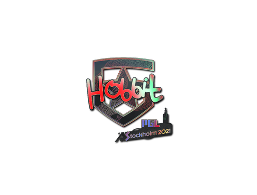 Pegatina | HObbit (holográfica) | Estocolmo 2021