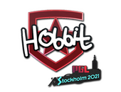 Наклейка | HObbit | Стокгольм-2021