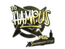 Sticker | hampus (Gold) | Stockholm 2021