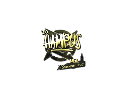 Sticker | hampus (Gold) | Stockholm 2021