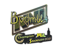 Sticker | Boombl4 (Holo) | Stockholm 2021