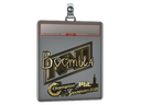 Sticker Slab | Boombl4 (Gold) | Stockholm 2021