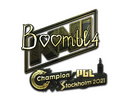 Sticker | Boombl4 (Gold) | Stockholm 2021