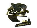 Sticker | KSCERATO (Gold) | Stockholm 2021