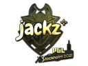Sticker | JACKZ (Gold) | Stockholm 2021