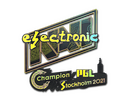Sticker | electroNic (Holo) | Stockholm 2021