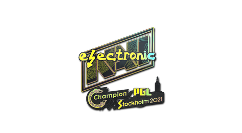 Sticker | electroNic (Holo) | Stockholm 2021