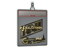 Sticker Slab | electroNic (Gold) | Stockholm 2021