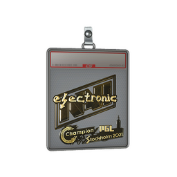 Sticker Slab | electroNic (Gold) | Stockholm 2021