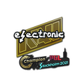 Sticker | electroNic | Stockholm 2021
