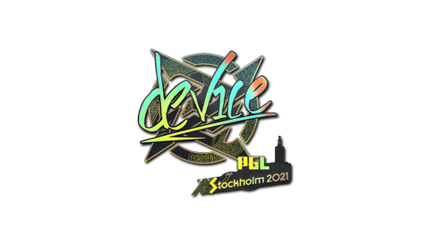 Sticker | device (Holo) | Stockholm 2021