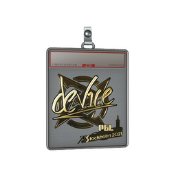 Sticker Slab | device (Gold) | Stockholm 2021