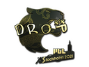 Sticker | drop (Gold) | Stockholm 2021