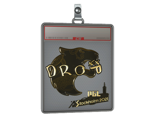 Sticker Slab | drop (Gold) | Stockholm 2021