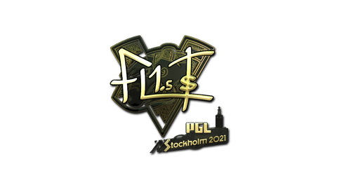 Sticker | FL1T (Gold) | Stockholm 2021