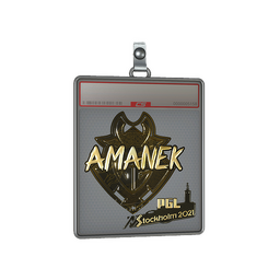 Sticker Slab | AMANEK (Gold) | Stockholm 2021