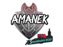 Sticker | AMANEK | Stockholm 2021